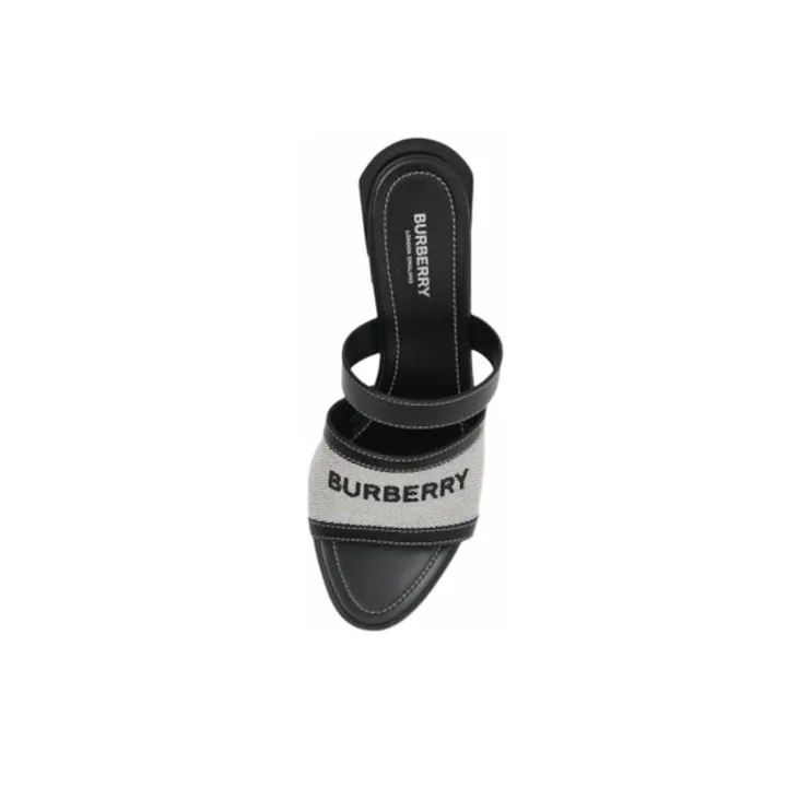 Burberry Slide Slippers Women's Black-3