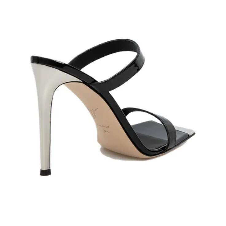 Giuseppe Zanotti/GZ Slide Slippers Women's Silver Black-3