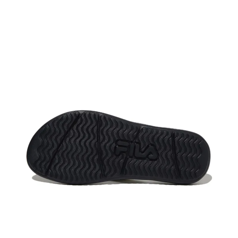 FILA Slicksong V2 Flip Flops Unisex Dark Blue Korean Style-3