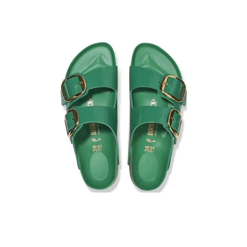 Birkenstock Arizona Big Buckle Slide Slippers Unisex Green-2
