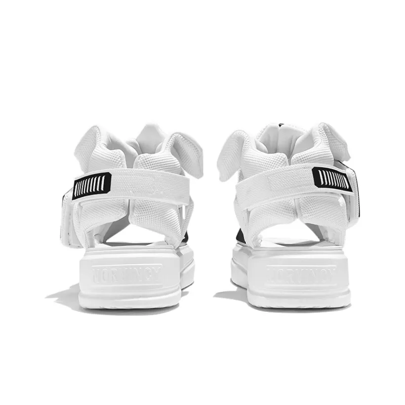 NORVINCY Street Beach Sports Hook and Loop Mid Top Sandals Unisex-3