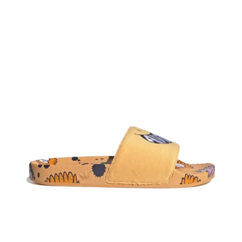 Adidas Originals Adilette Slides Kevin Lyons Hazy Orange Cloud White Shadow Navy-1