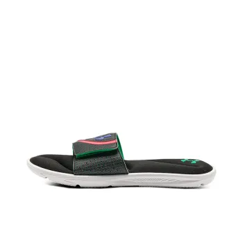 Under Armour Ignite 6 Graphic Strap Slide 'Black Cerise'