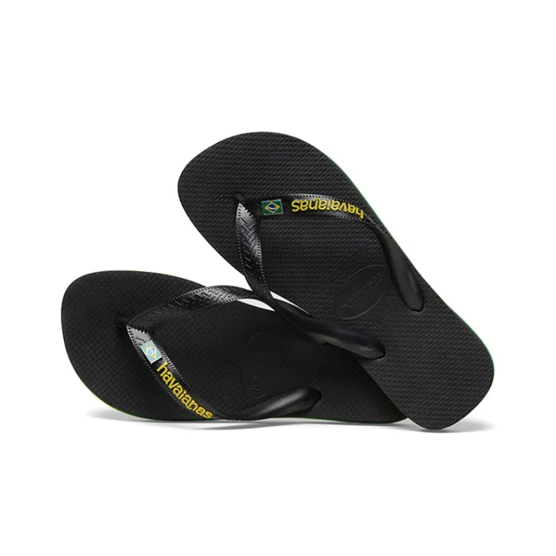 Havaianas Brasil Layers Stylish Sandal Unisex Vulcan Glow Black-2