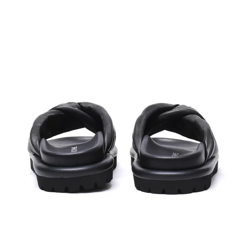 STOOSHE Slide Slippers Women's Black-4