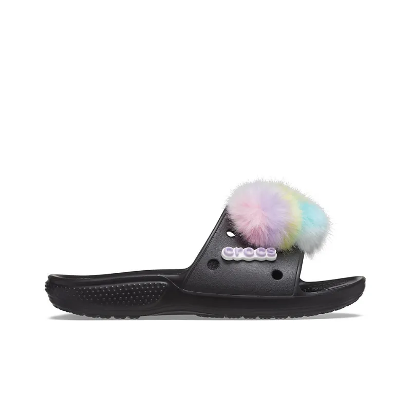Crocs Slide Slippers Women's Black-1