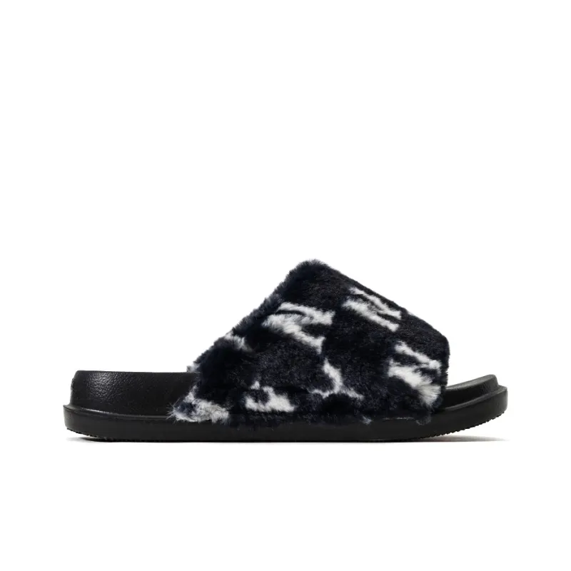 MLB Slipper Slip Resistant Slide Slippers Unisex Black-1