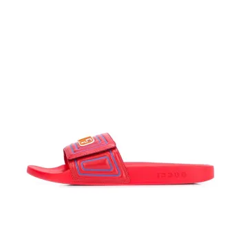 GUCCI Slide 'GUCCI Logo - Hibiscus Red'
