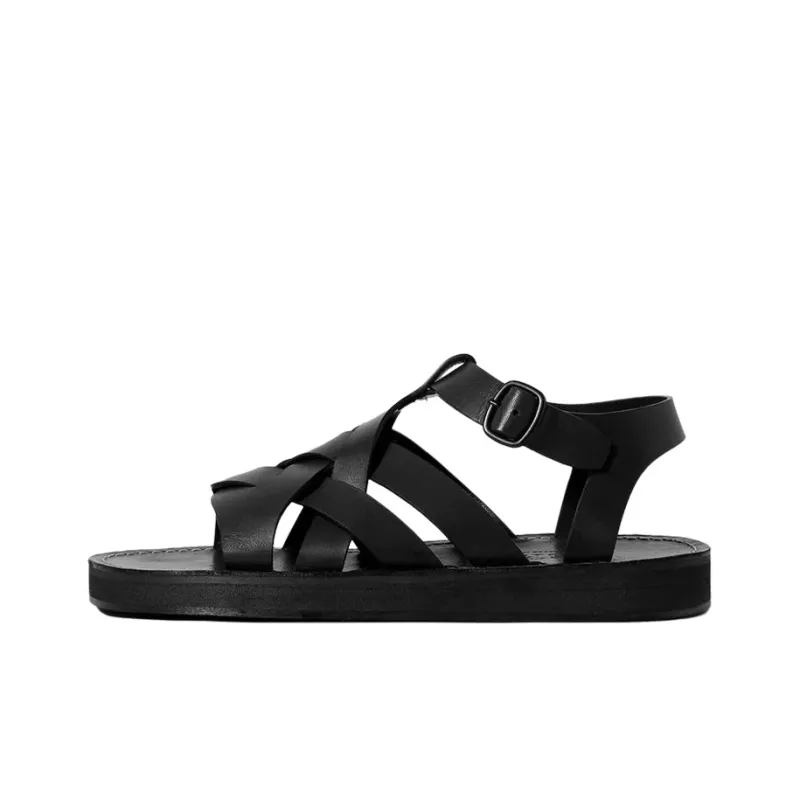 Hereu Beltra Roman Sandals Men's Black-0