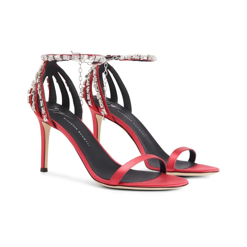 Giuseppe Zanotti Adele Crystal 85mm Sandals Women's-3