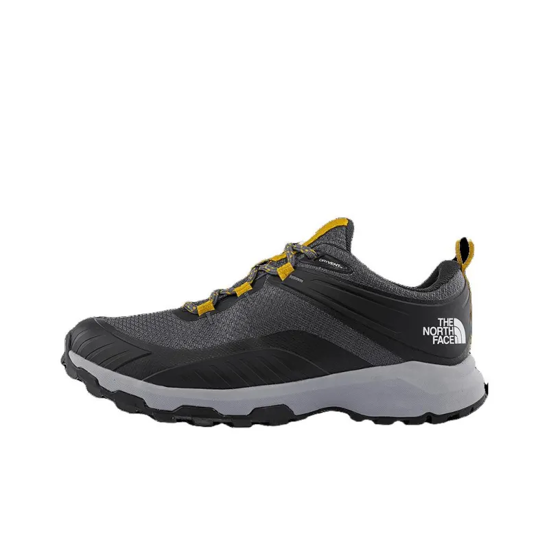 THE NORTH FACE Cragmont Waterproof Hiking Shoes 'Black Grey Yellow'-0