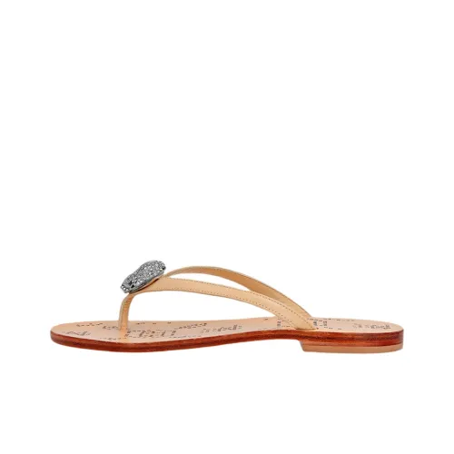 PHILIPP PLEIN Nappa Flip Flops Women's