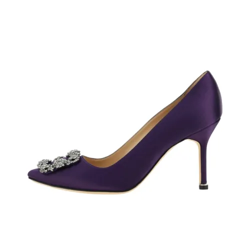 MANOLO BLAHNIK High Heels Women's Purple