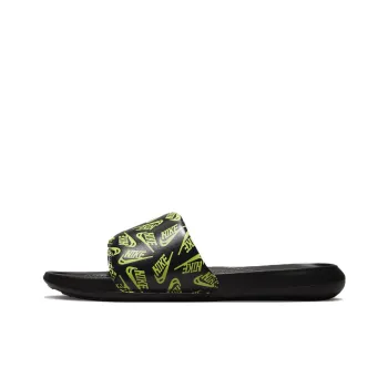 Nike Victori One Slide 'Repeat Logo Black Volt'