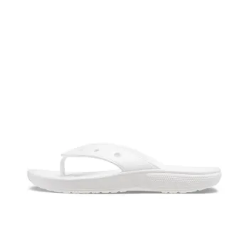 Crocs Classic Crocs Flip Casual Flip Flops Unisex White