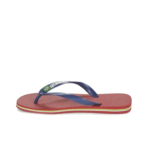 Havaianas Antibacterial Quick Dry Slip Resistant Flip Flops Unisex Sea Blue Red
