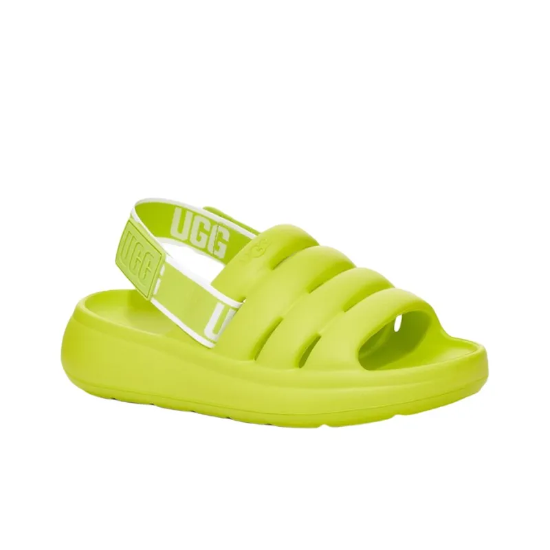 UGG Fluff You Stylish Sandals Women's Green-2