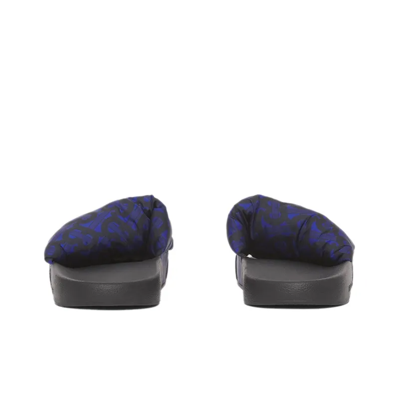 Burberry Furley Monogram Slides Deep Royal Blue-4