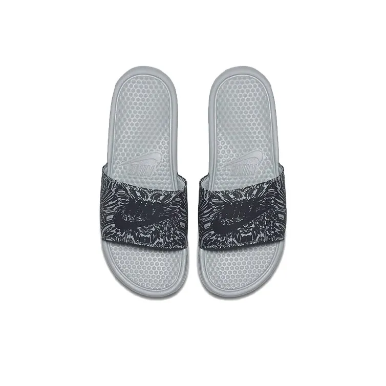 Nike Benassi Jdi Slide 'Wolf Grey'-2