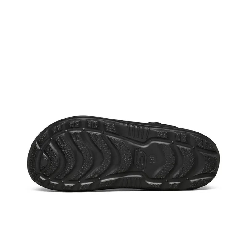 Skechers Swifters Minimalistic Cozy Sports Slippers Pure Black-4