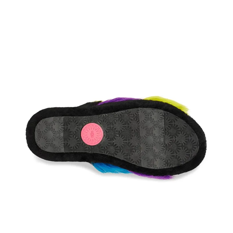 UGG Women's Fluff Yeah Slide 'Party Spots'-5