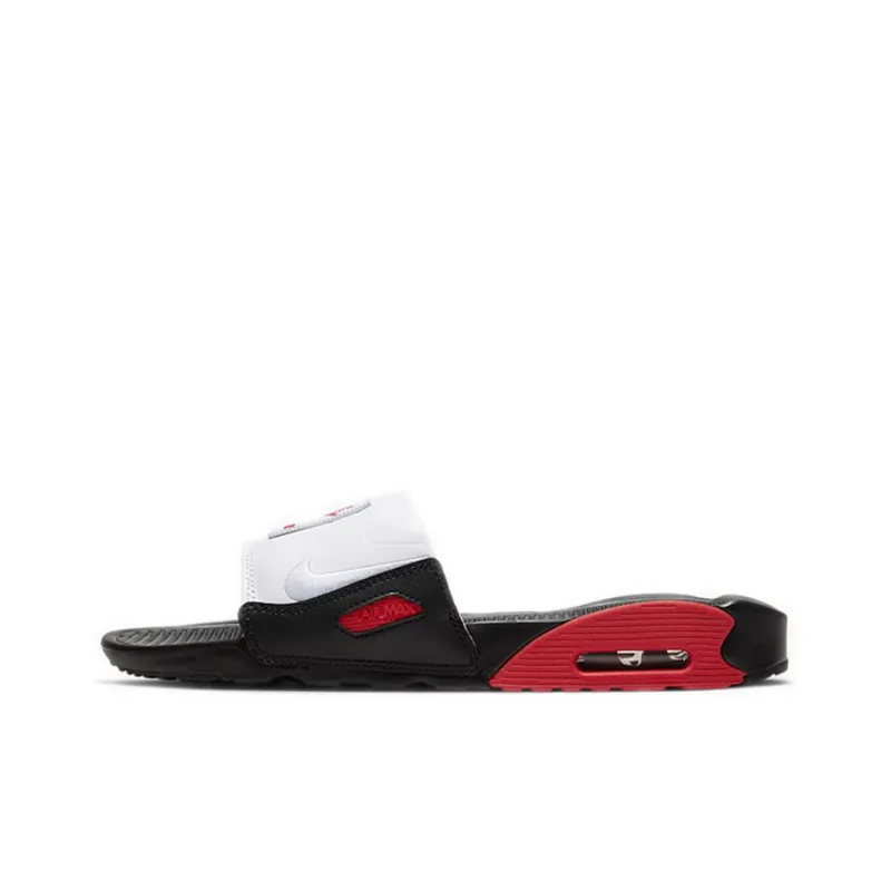 Nike Air Max 90 Slide 'Black Chile Red'-0