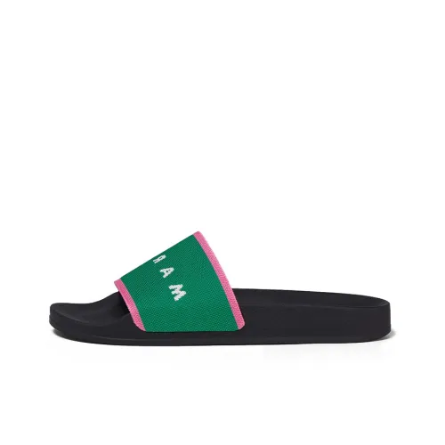 MARNI Slide Slippers Women's Black/Green