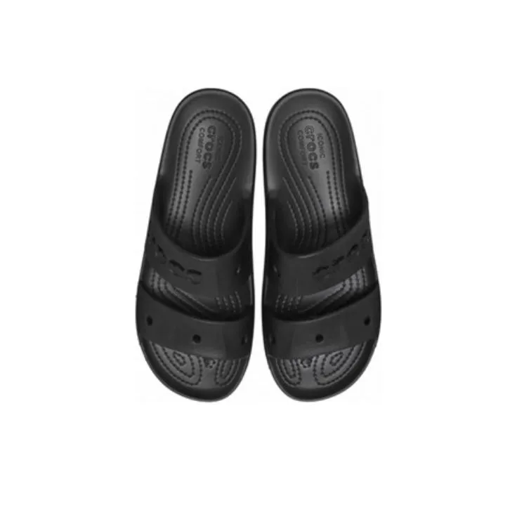 Crocs Baya Platform Sandals 'Black'-2