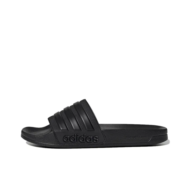 Adilette Adidas Shower Slide 'Triple Black'-0