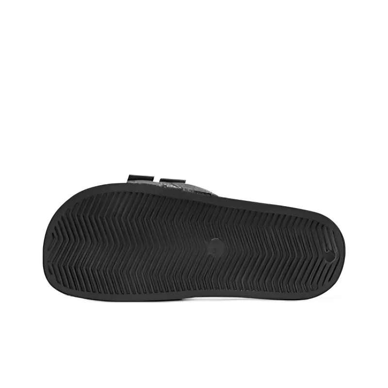 Skechers Side Lines Quiet Slip Resistant Abrasion Resistant Slide Slippers Men's Charcoal-3