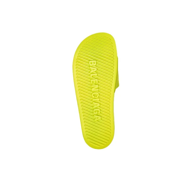 Balenciaga Pool Slide Lime-5