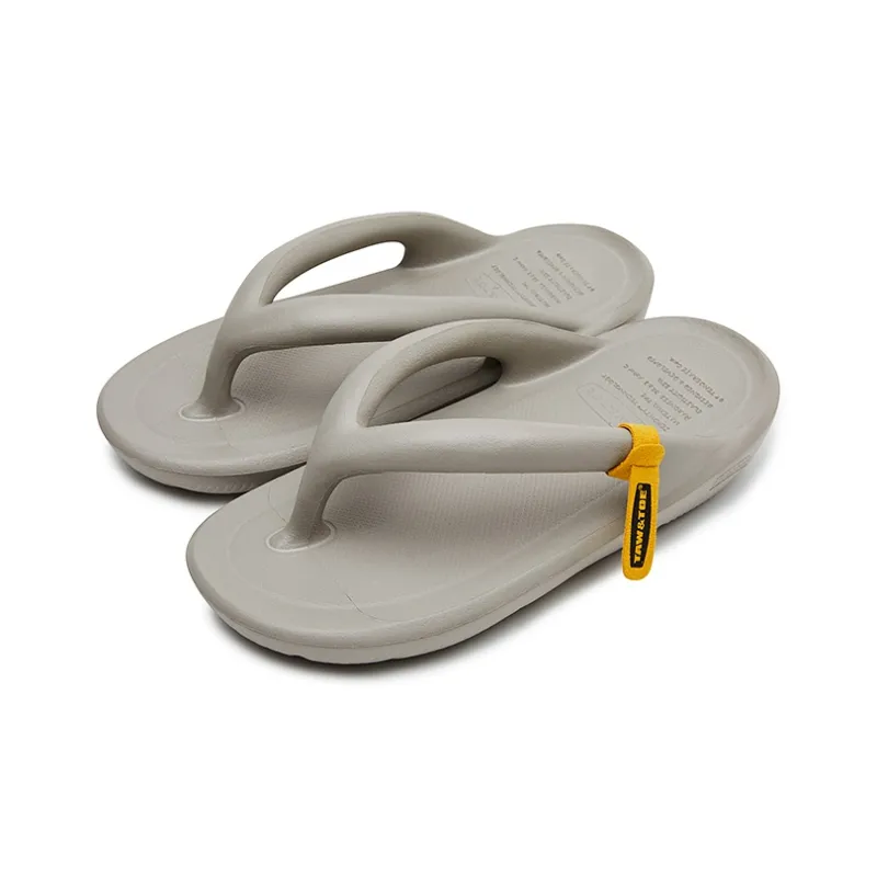 TAW&TOE Abrasion Resistant Flip Flops Unisex Lime Gray-1