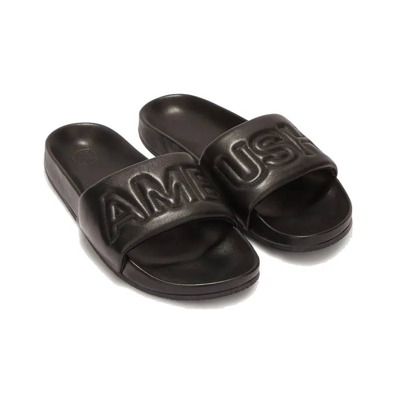 AMBUSH Logo quilted Slides-2