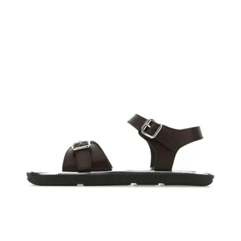 PRADA One Strap Sandals Men's Dark Brown