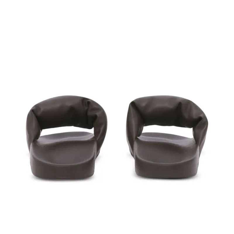 Burberry Embossed Logo Padded Slide Brown-4