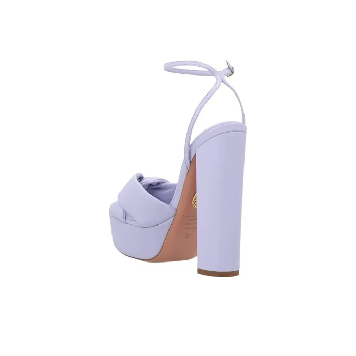 AQUAZZURA Olie Strap Sandals Women's Purple-3