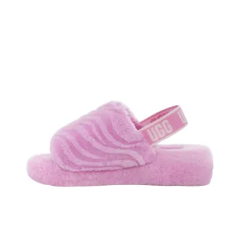 UGG FLUFF YEAH Wave Slippers Women's Pink