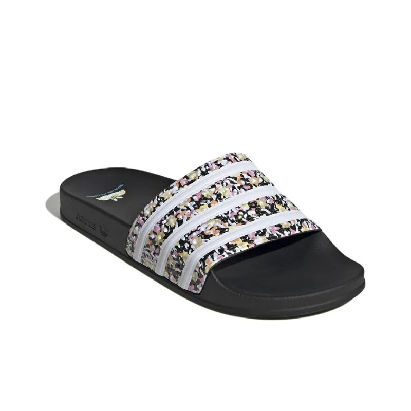 Adidas Adilette Slide 'You're Here For A Reason Black'-2