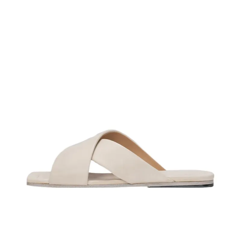 Marsèll Spatola Odor Resistant Slide Slippers Women's White-0