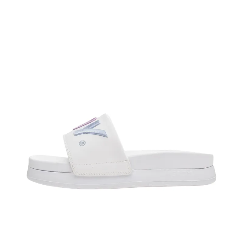 Nerdy Slide Slippers Unisex White-0