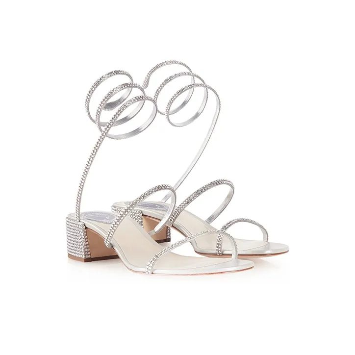 RENE CAOVILLA Cleo Fashion Sandal Women's Gray-2