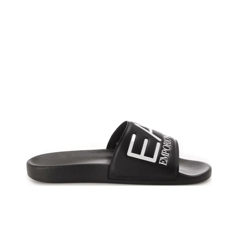 Ea7 EMPORIO ARMANI Logo Embossed Slides-1