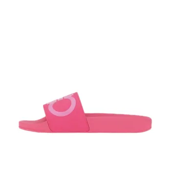 Ferragamo Gancini Slide Slippers Women's Hot Pink