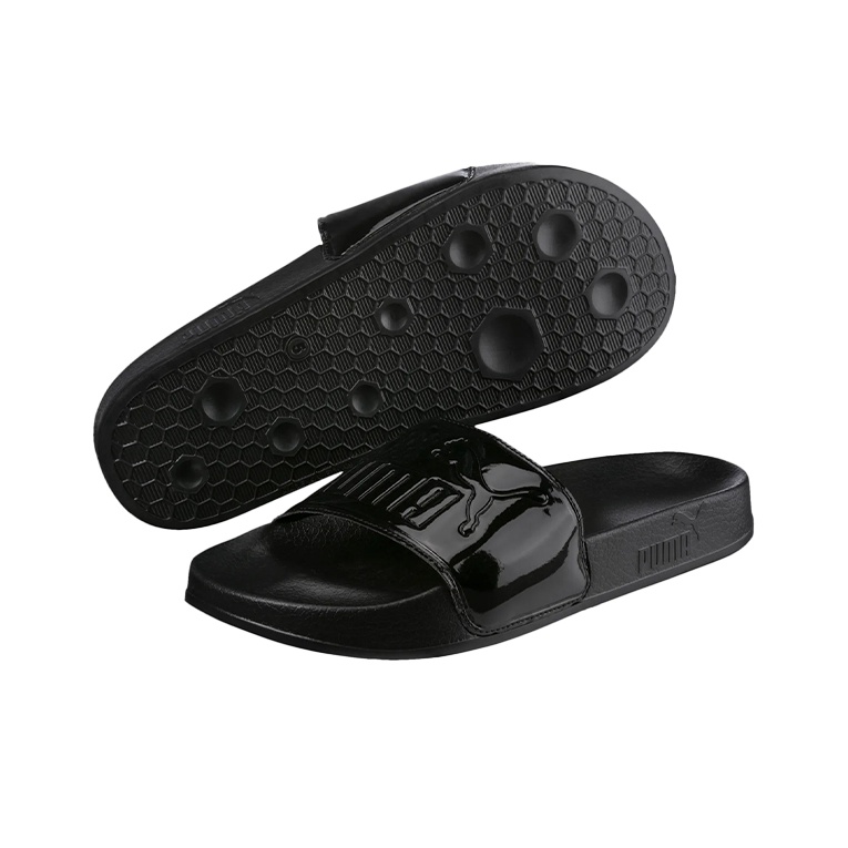 PUMA Leadcat Patent Slide Black Women s