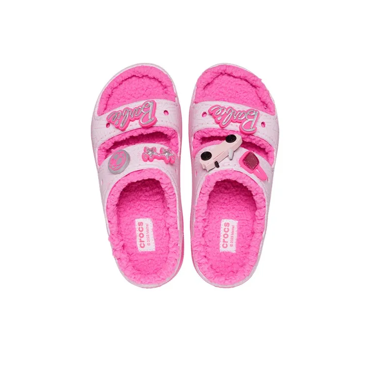 Crocs Classic Cozzzy Sandal Barbie Electric Pink Women's-2