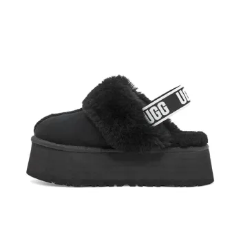 UGG Funkette Slipper Black Women's