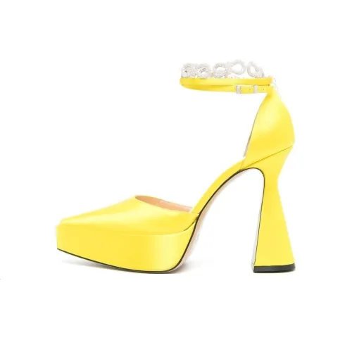 MACH & MACH High Heels Women's Goldfinch Yellow