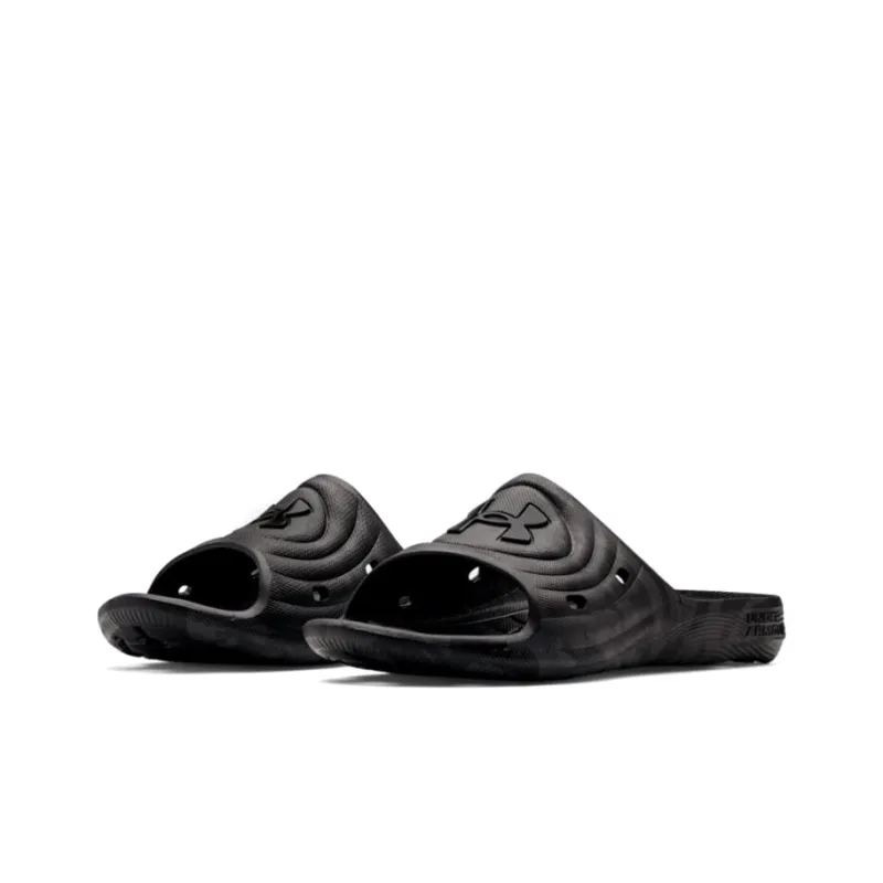 Under Armour Locker Slides 'Black Jet Grey'-2