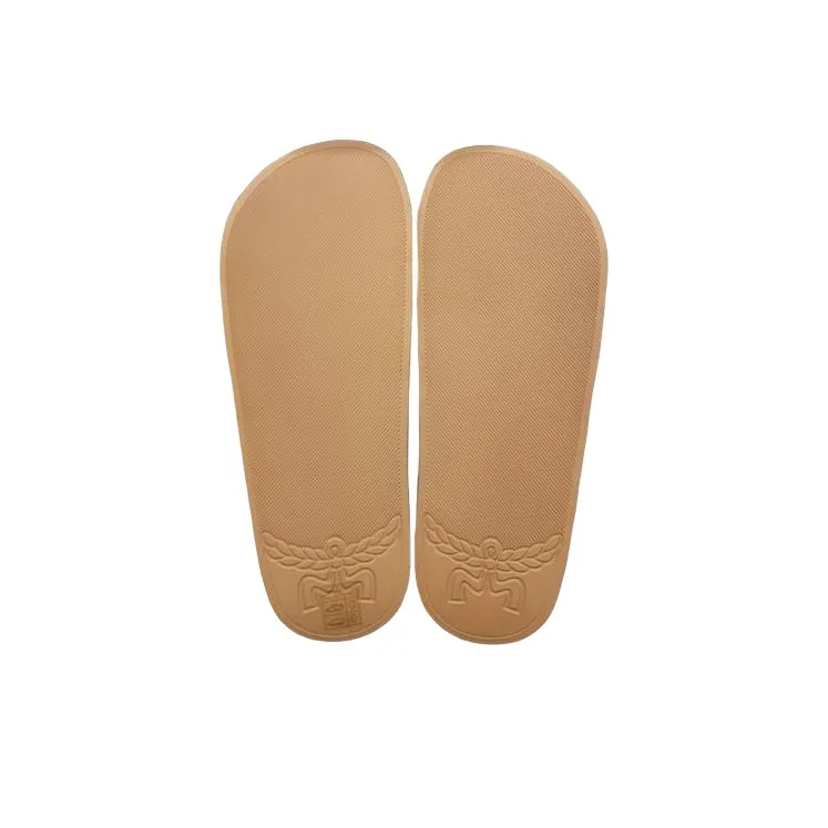 MCM Logo-print Moulded-footbed Slides-4