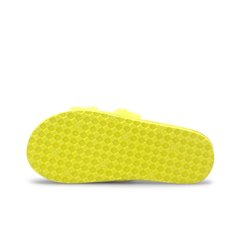 PUMA Fluff Slides 'Fluo Yellow' Women's-4